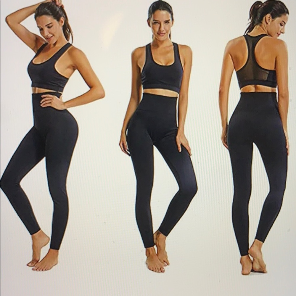 3 PACK Super stretchy black leggings